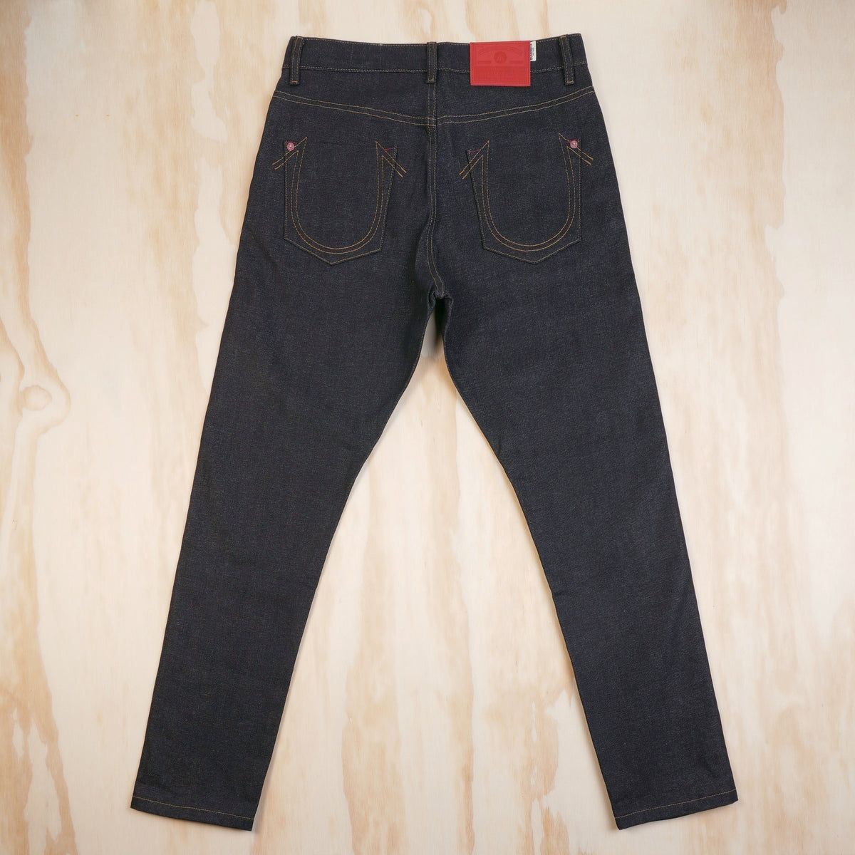 Maden 10.9 oz Unsanforized Raw Crimson Selvedge Jeans