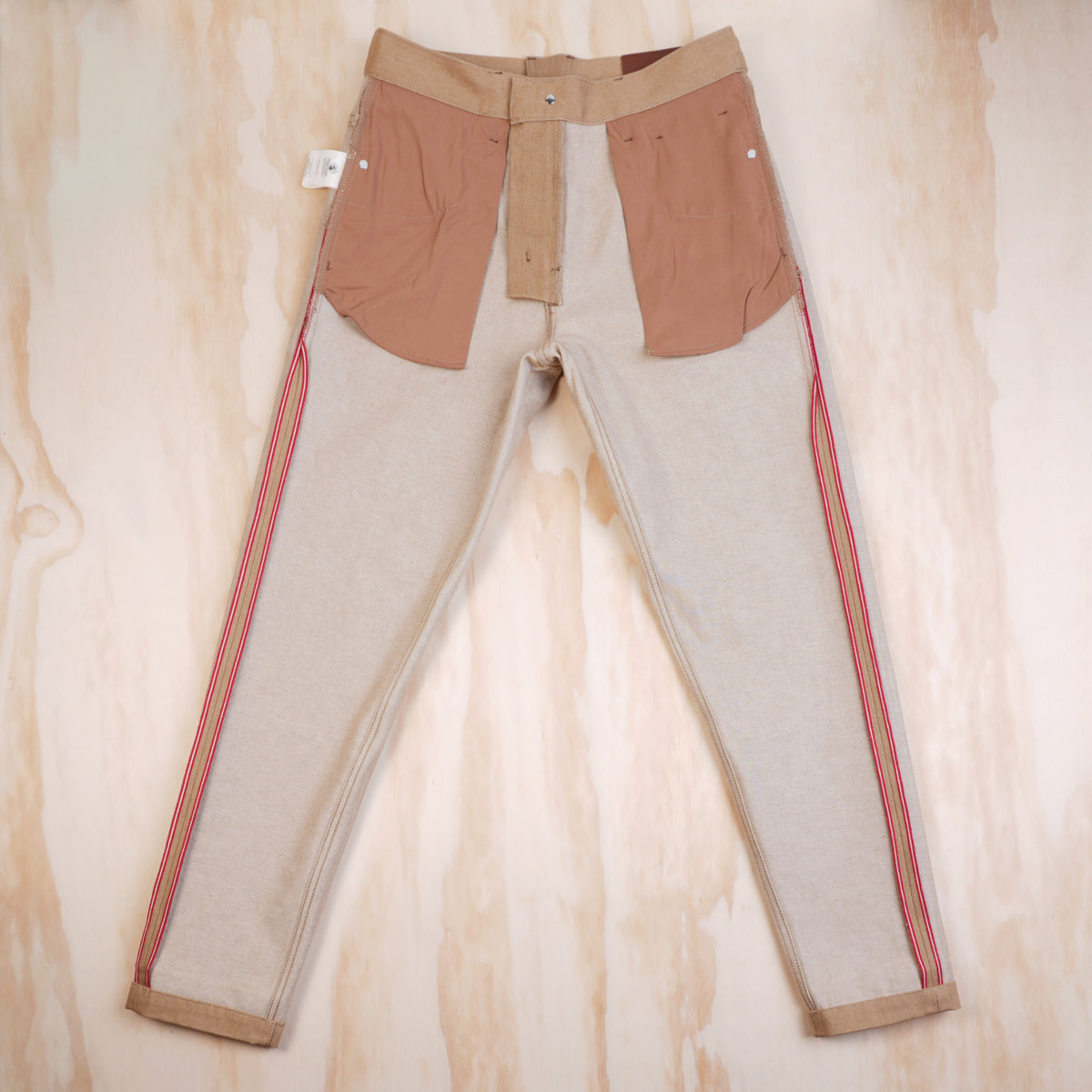 Maden 11.7 oz Khaki Raw Selvedge Jeans