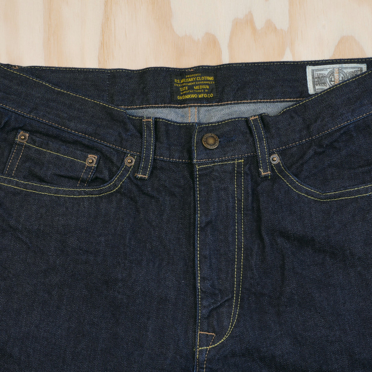 OKONKWO 13.2 oz Raw Selvedge Straight Jeans